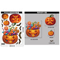 Halloween Window Stickers – Pumpkins, Bats & Ghosts