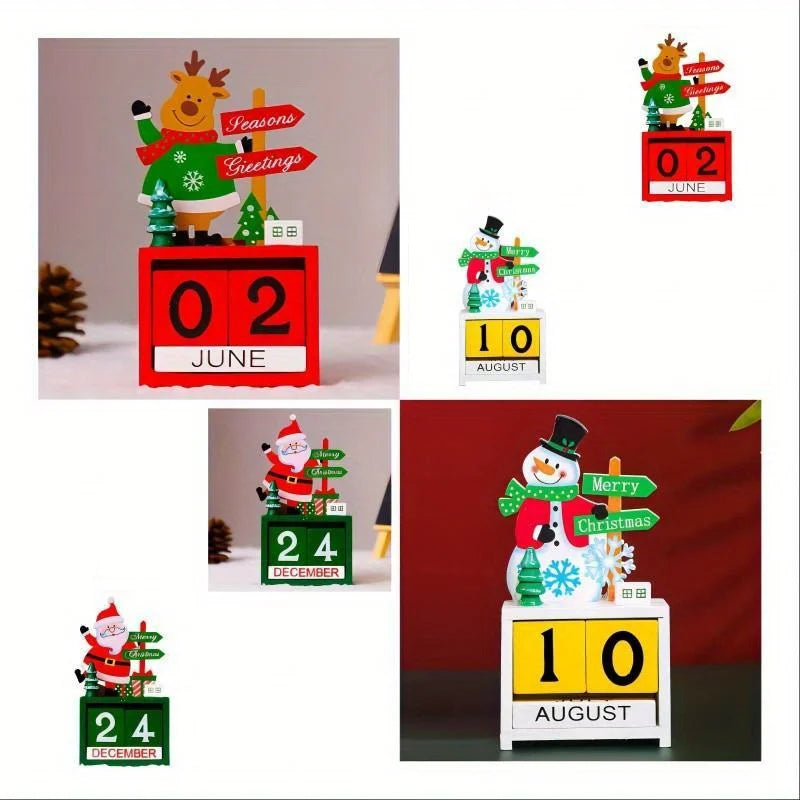 Adjustable Wooden Christmas Countdown Calendar - LOWZY