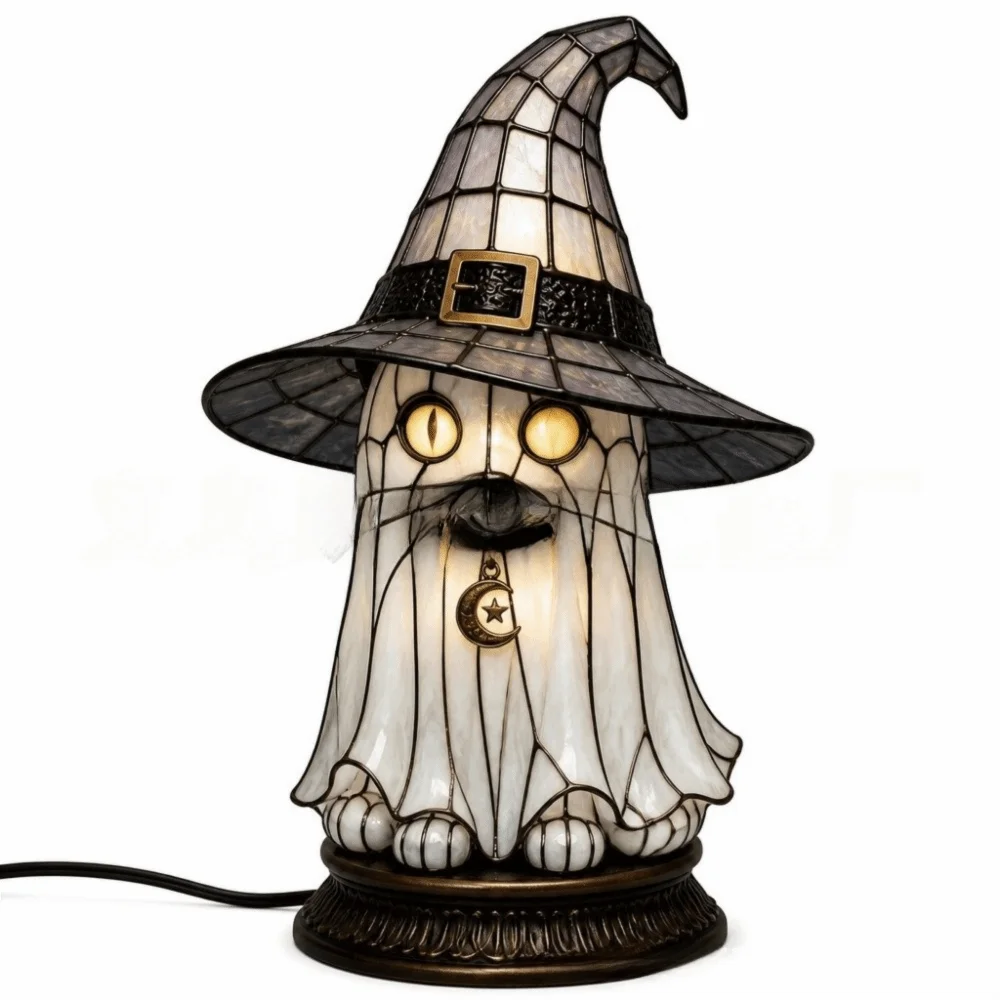 Gothic Halloween Acrylic Lamp – 13 Spooky Designs