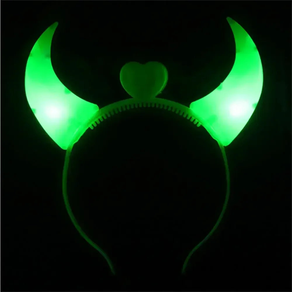 LED Devil Horn Headband – 4 Colours