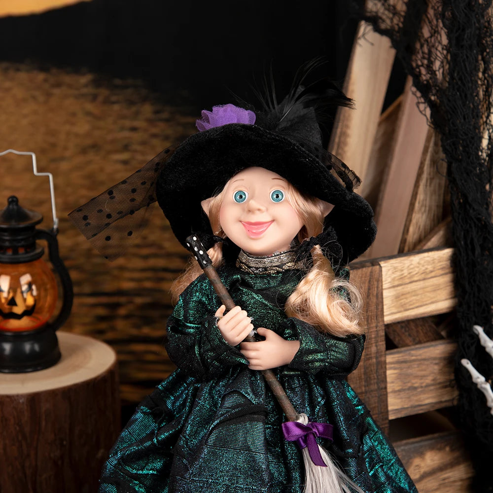Hanging Witch & Elf Doll Decoration – 2 Styles