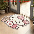 Hello Kitty & Teddy Bear Shaped Floor Mat