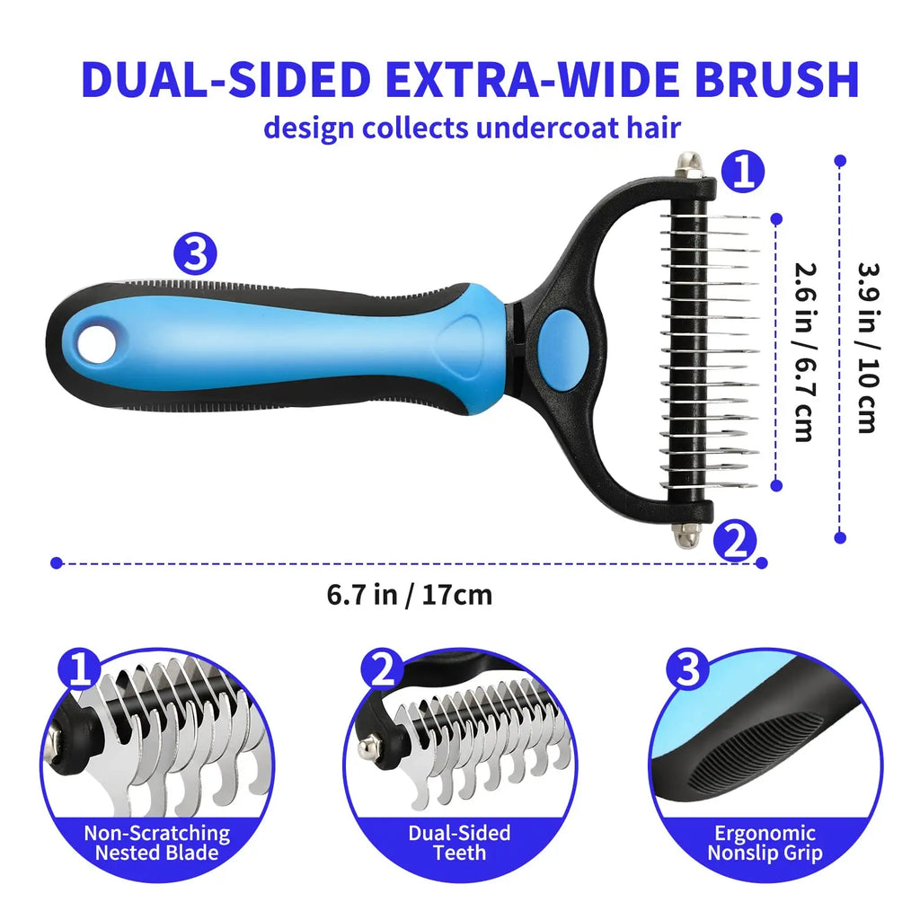 Pet Deshedding & Grooming Tools – Assorted Options