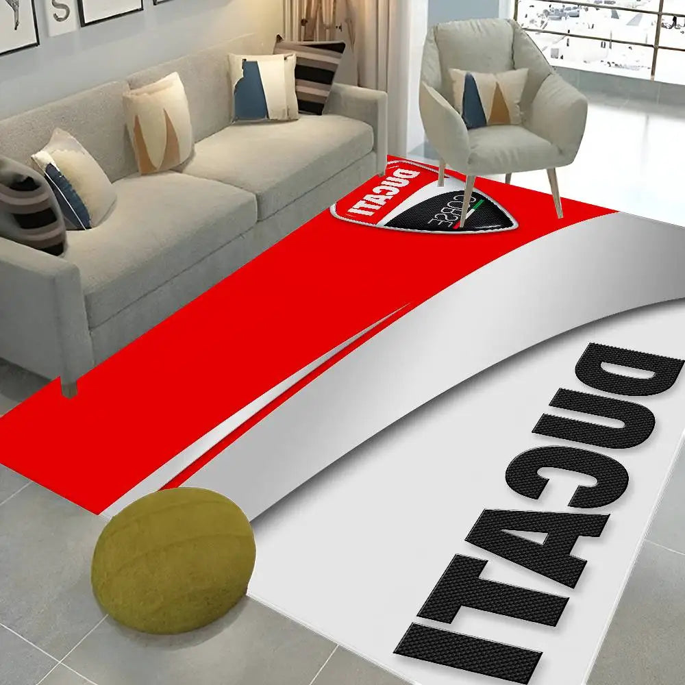 Ducati Motorcycle Print Doormat