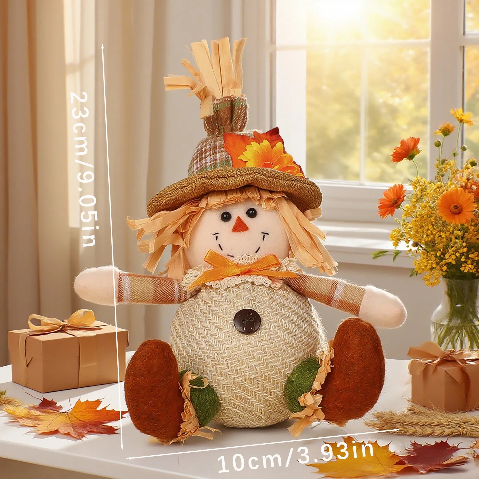 Rustic Autumn Scarecrow Hanging Decoration – 5 Styles