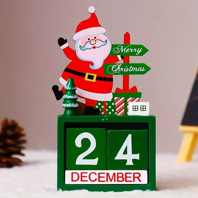 Adjustable Wooden Christmas Countdown Calendar - LOWZY