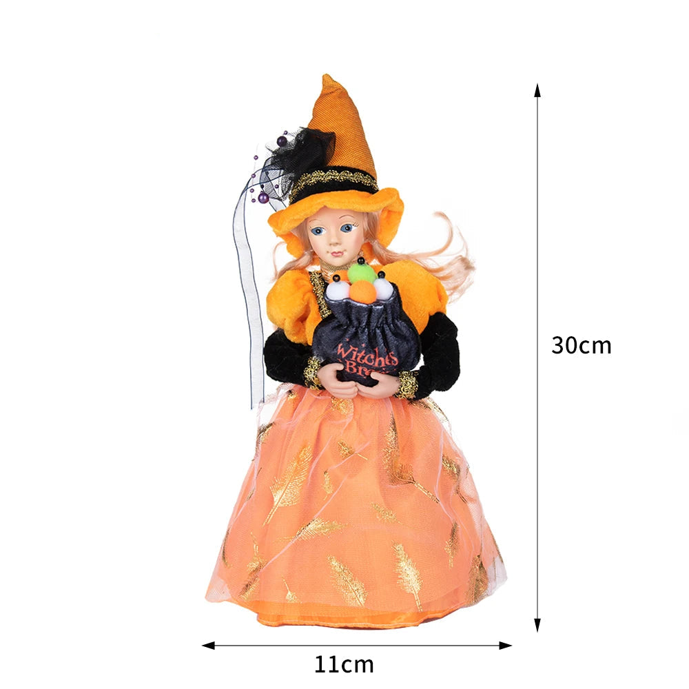 Hanging Witch & Elf Doll Decoration – 2 Styles