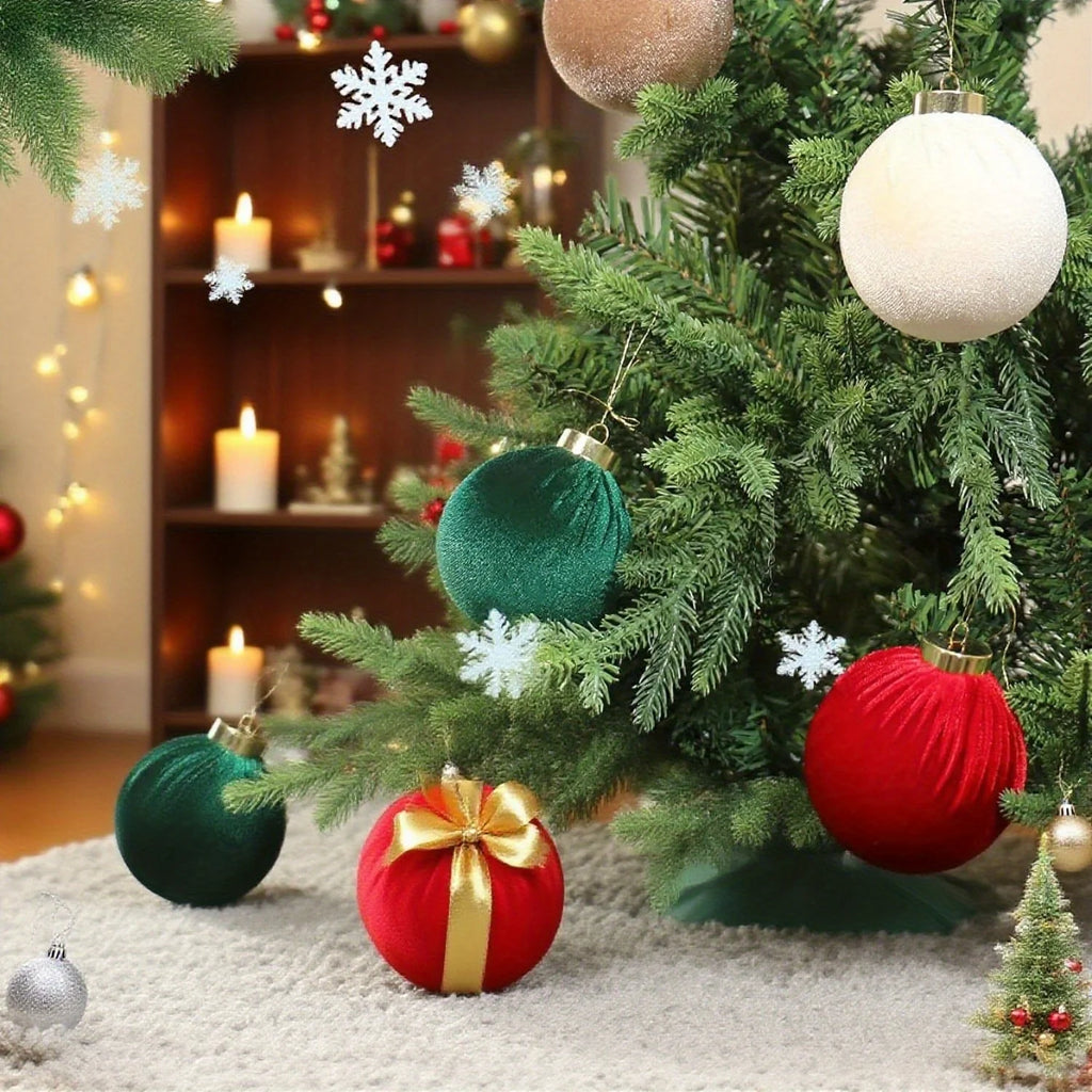 Christmas Tree Bauble Set - 6cm or 8cm - LOWZY