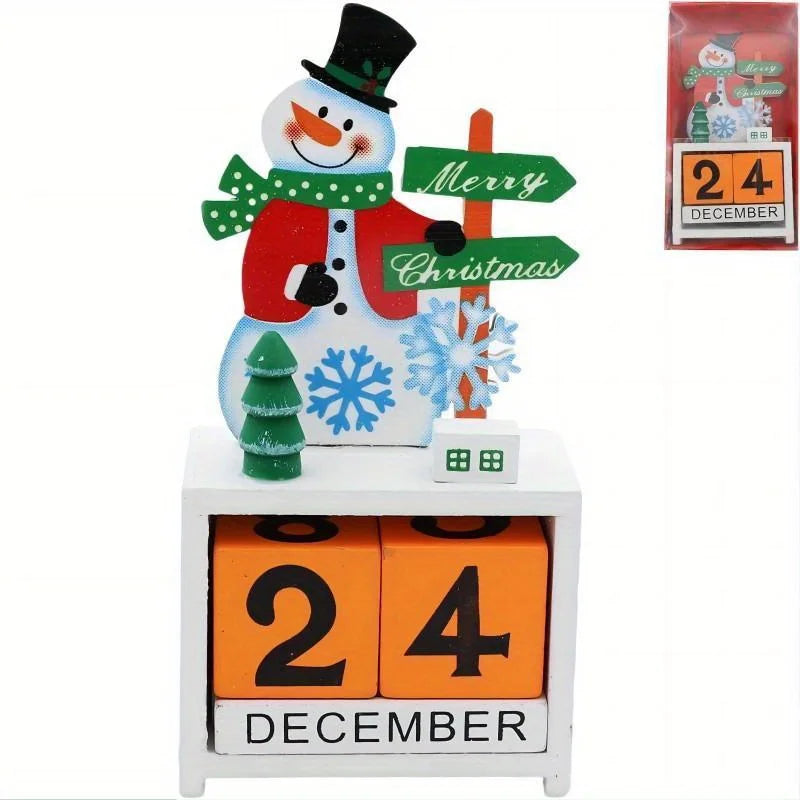 Adjustable Wooden Christmas Countdown Calendar - LOWZY