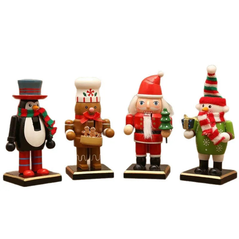 Wooden Christmas Nutcracker Figure - LOWZY