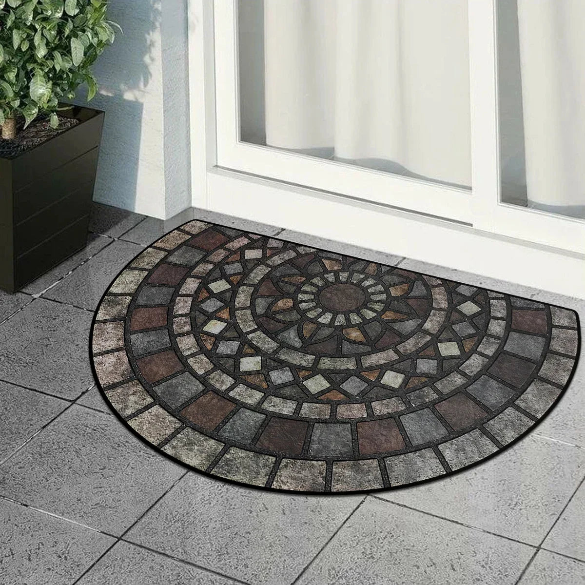 Decorative Polyester Entrance Rug