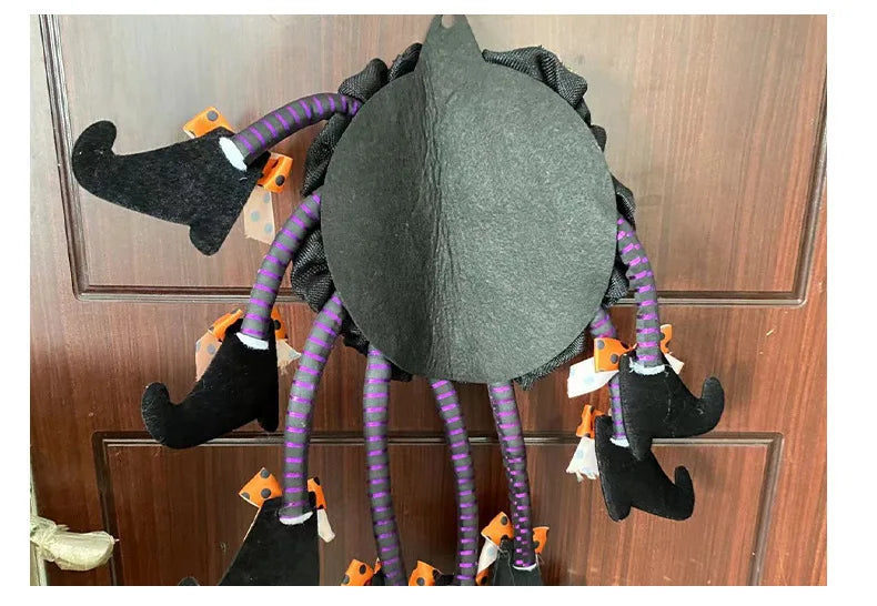 Spider Halloween Door Hanging Wreath