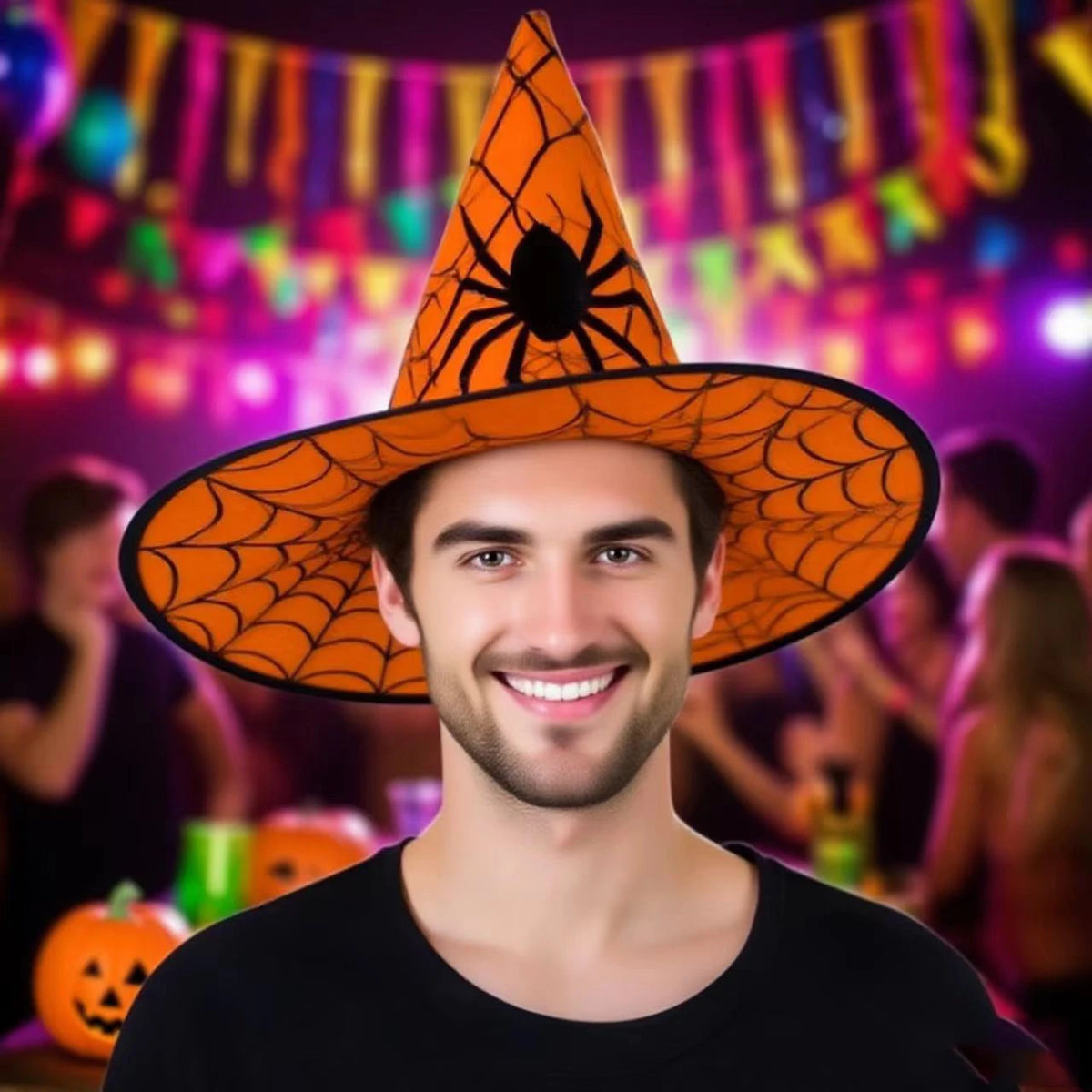 Mesh Witch Hat – Halloween Fancy Dress