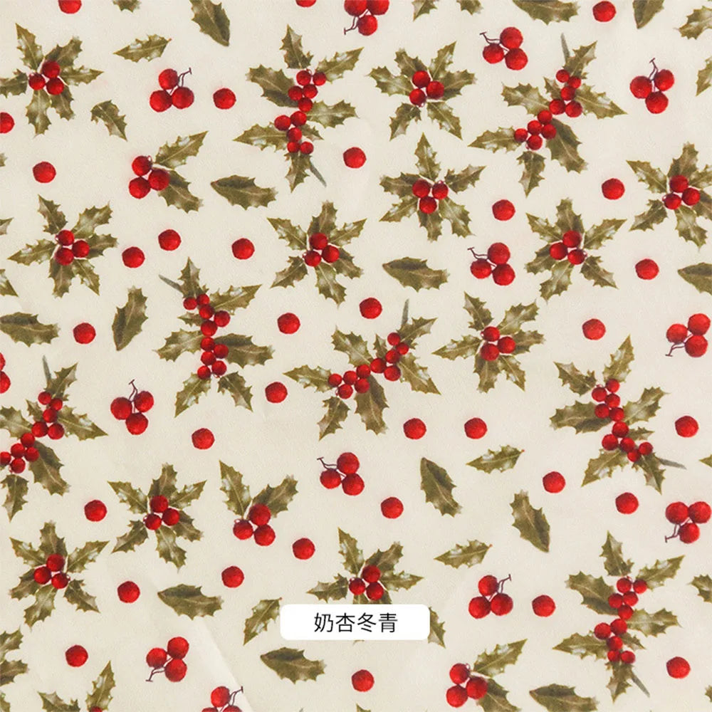 Christmas Print Fabric - 50 x 150cm - LOWZY