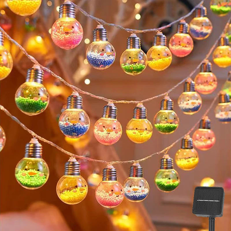 5m Solar Christmas String Lights - 20 Bulbs - LOWZY