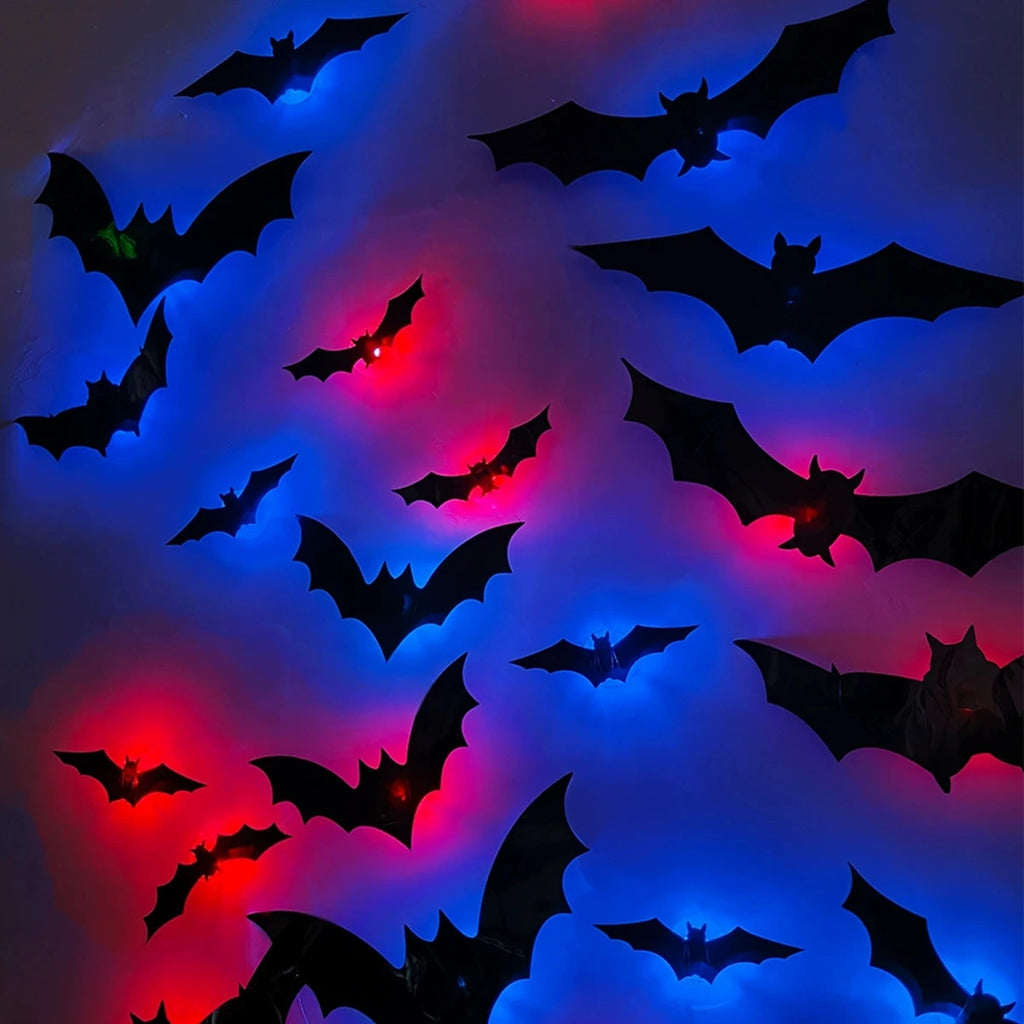 3D LED Bat Wall Lights – 12 to 48 Pieces – 36PCS