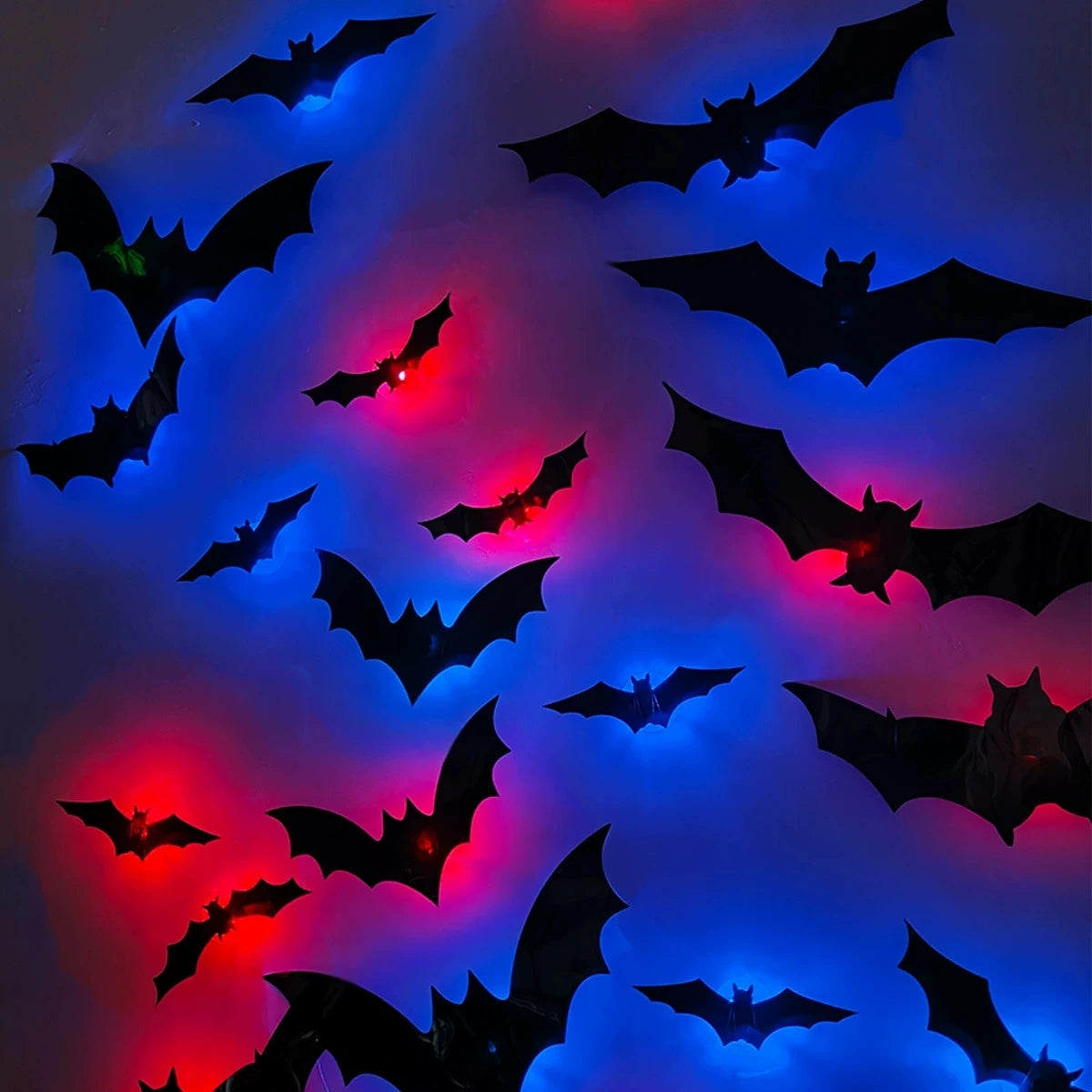 3D LED Bat Wall Lights – 12 to 48 Pieces – 36PCS