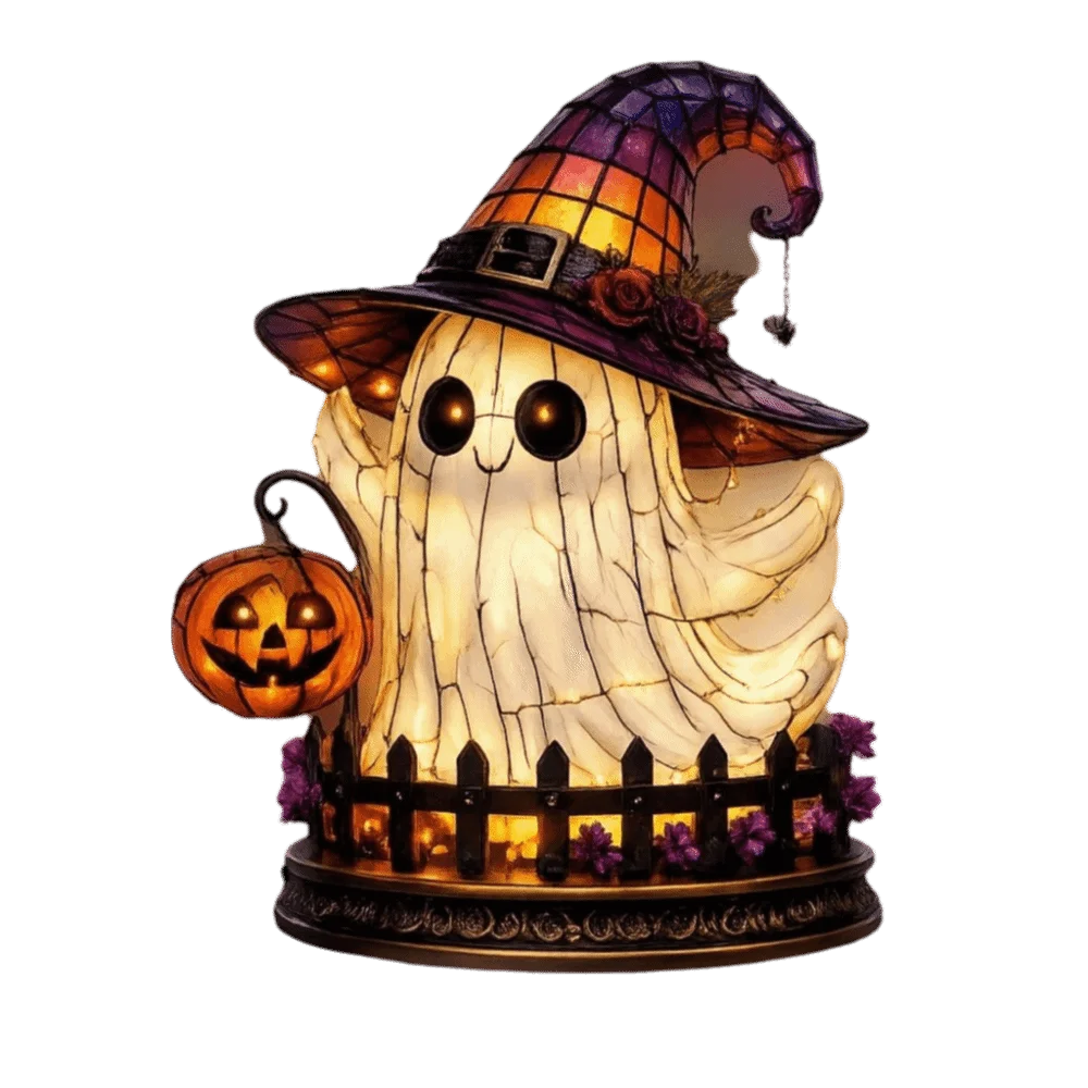 Gothic Halloween Acrylic Lamp – 13 Spooky Designs