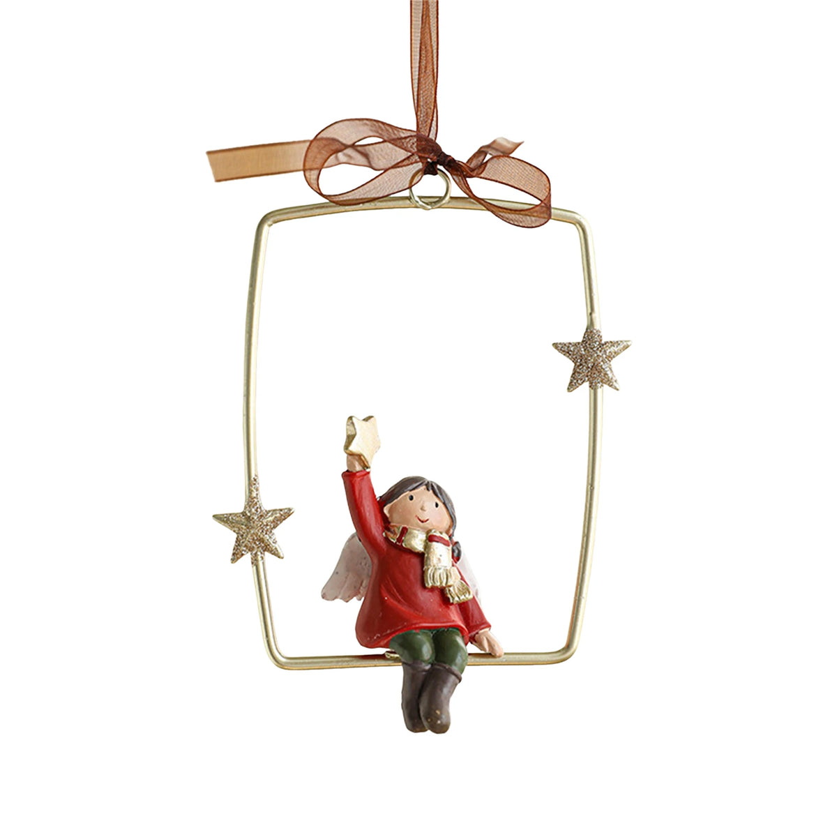 Vintage Storybook Resin Christmas Ornament - Christmas ball elf - LOWZY