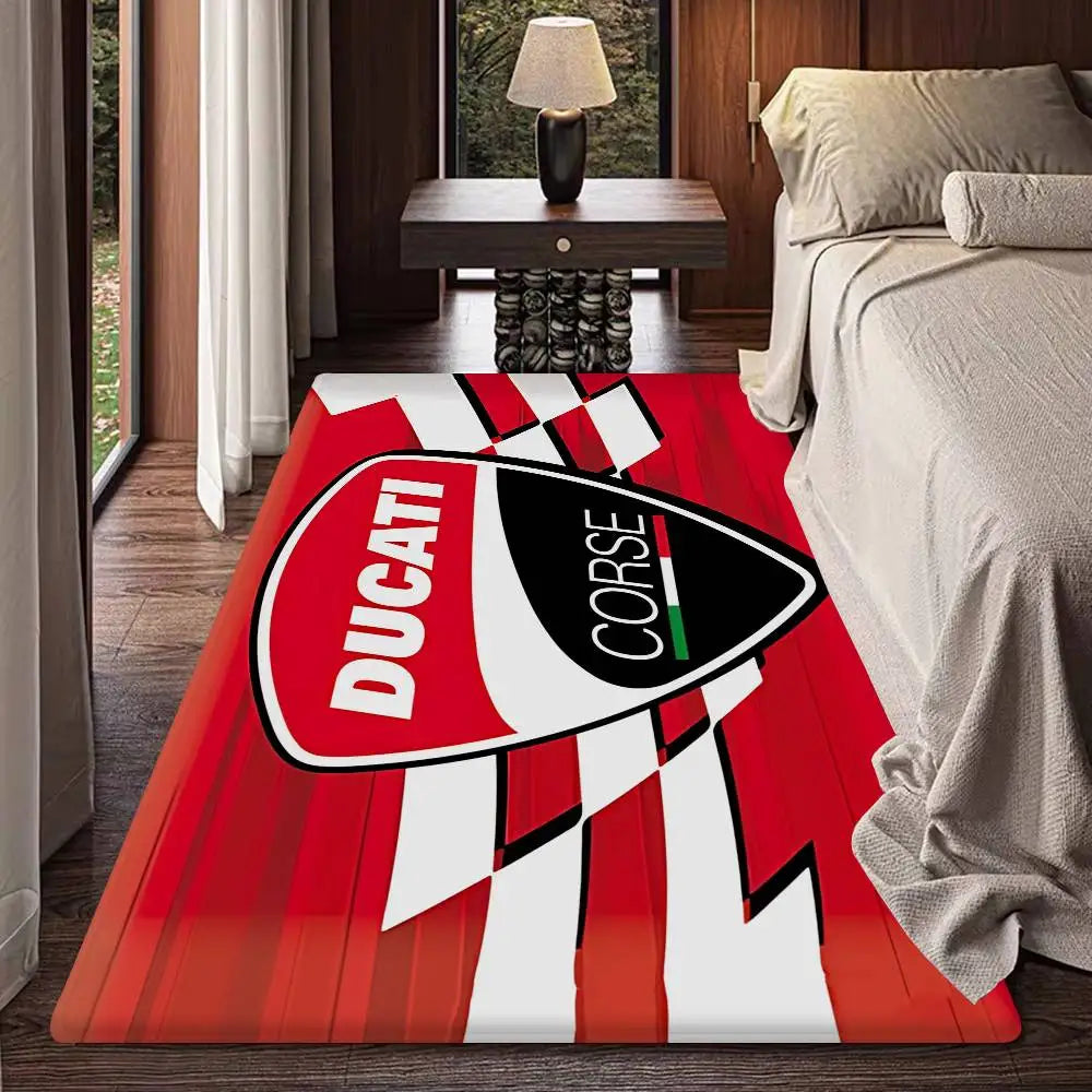 Ducati Motorcycle Print Doormat