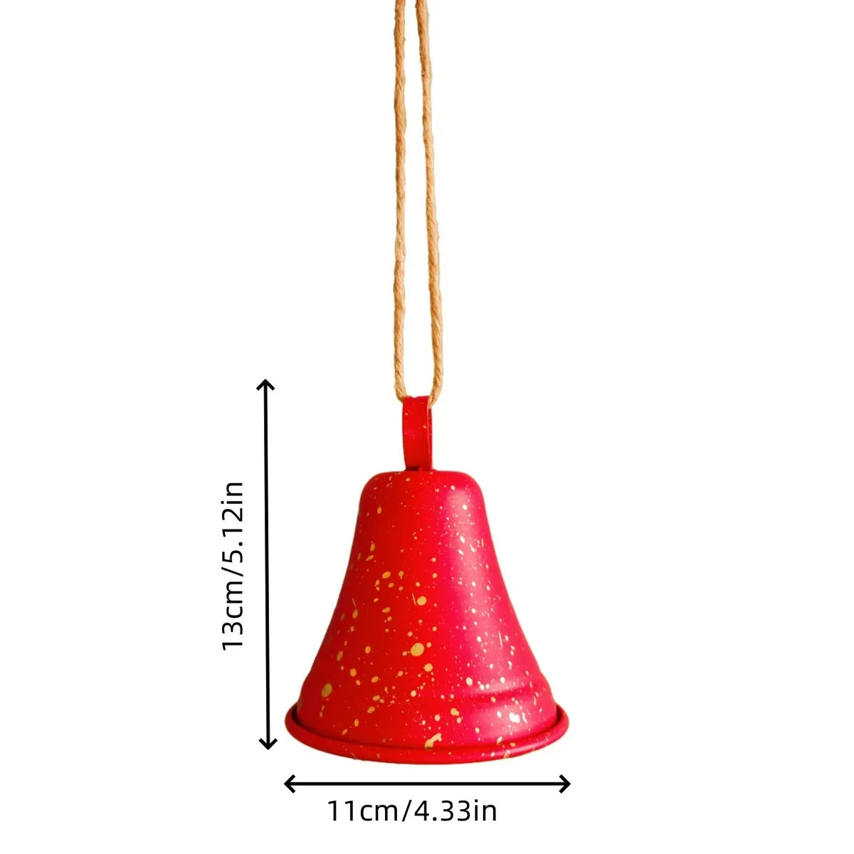 Christmas Bell Hanging Ornament - 2 Pack - LOWZY