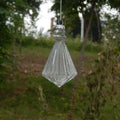 Ribbed Glass Christmas Drop Ornament - 3 - LOWZY