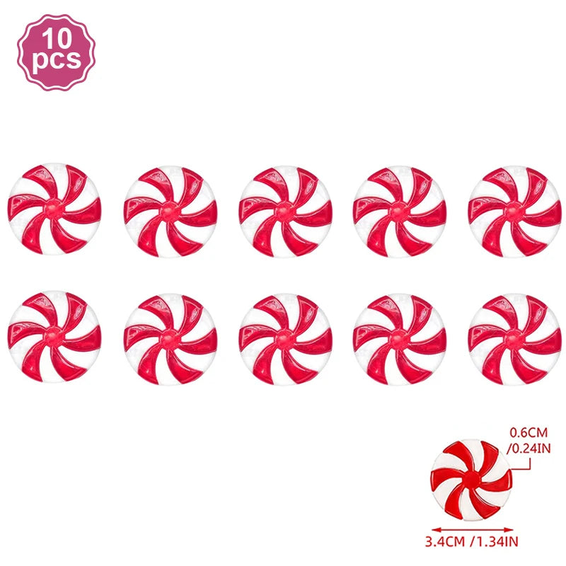 Christmas Candy Tree Ornaments - 10 or 20 Pack - LOWZY