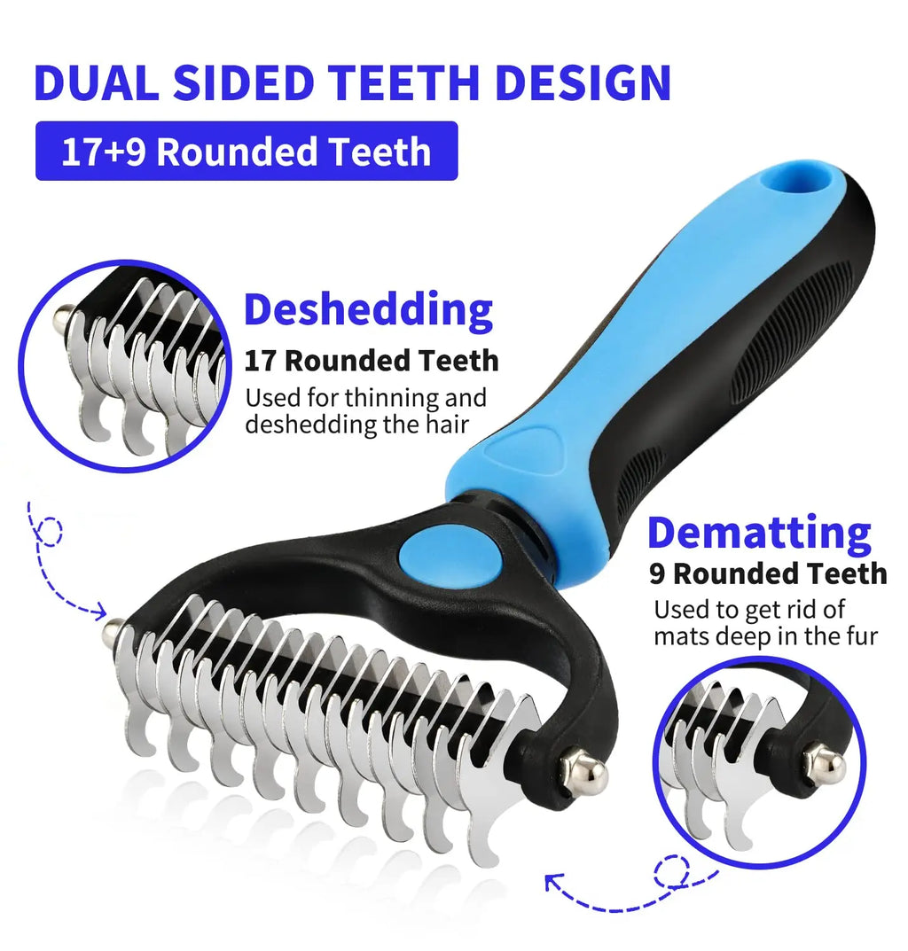 Pet Deshedding & Grooming Tools – Assorted Options