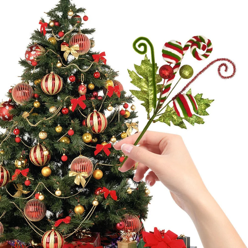 Pink & Green Candy Swirl Christmas Tree Decoration - view 4 - LOWZY