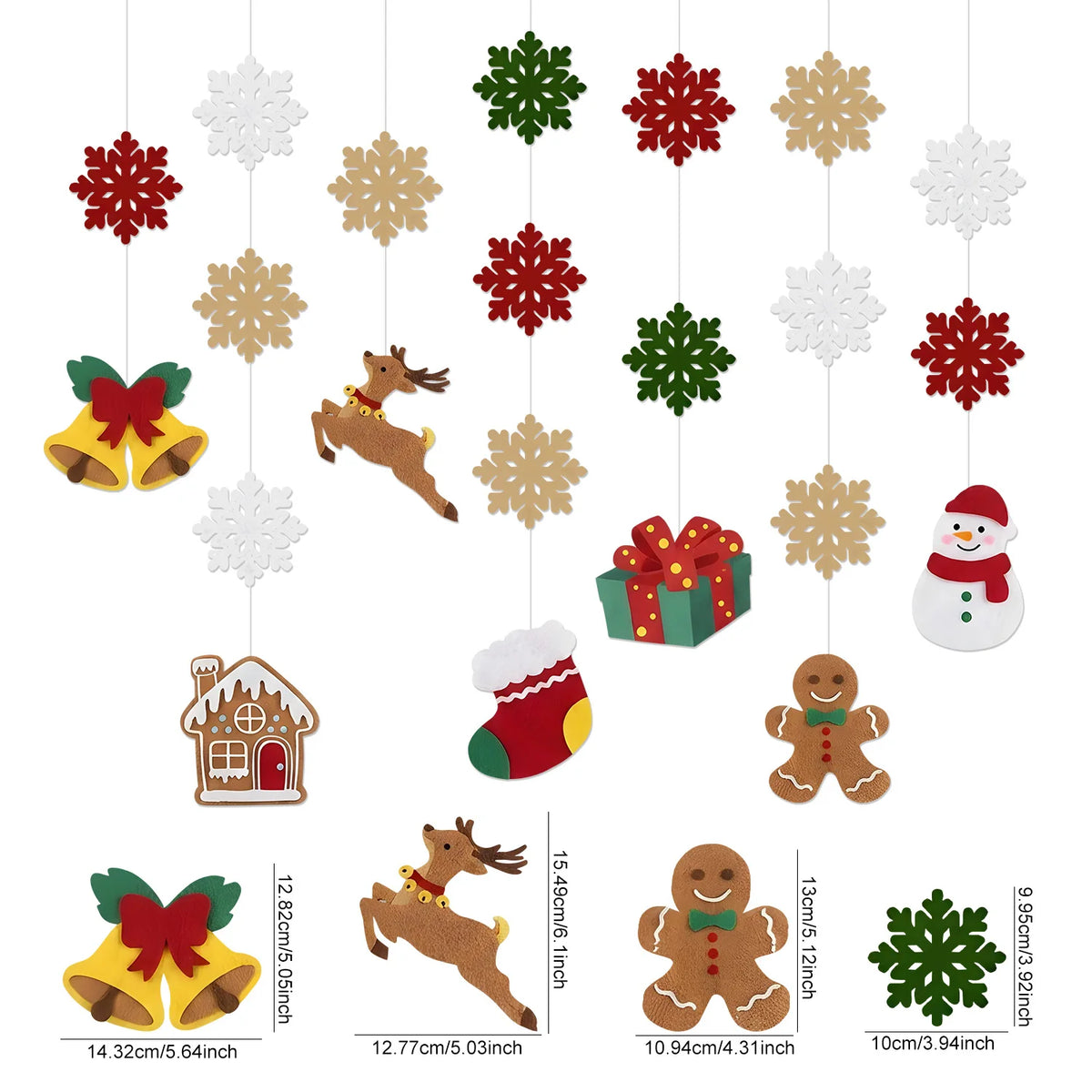 Snowman Christmas Hanging Decoration - LOWZY