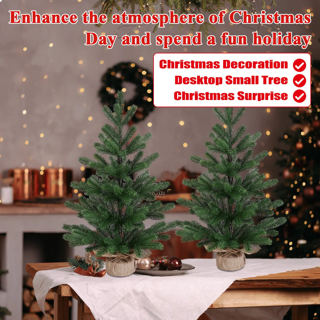 Classic Artificial Tabletop Christmas Tree - LOWZY
