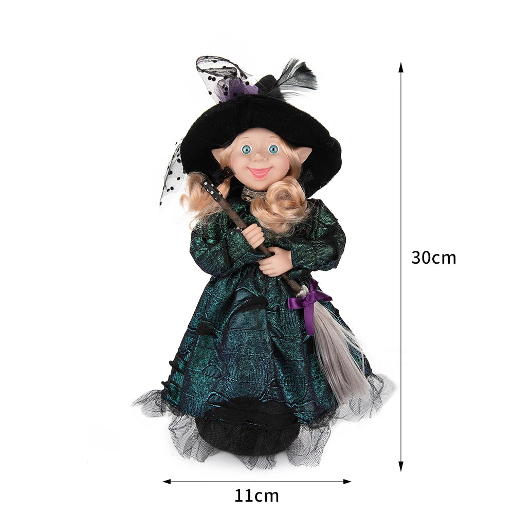 Hanging Witch & Elf Doll Decoration – 2 Styles