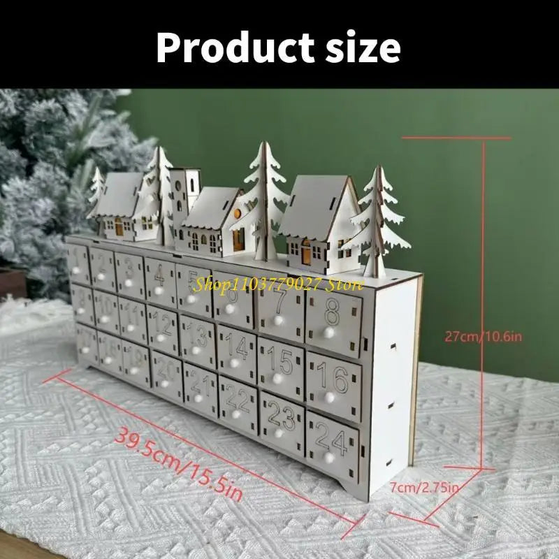 24-Day LED Christmas Countdown Calendar - LOWZY