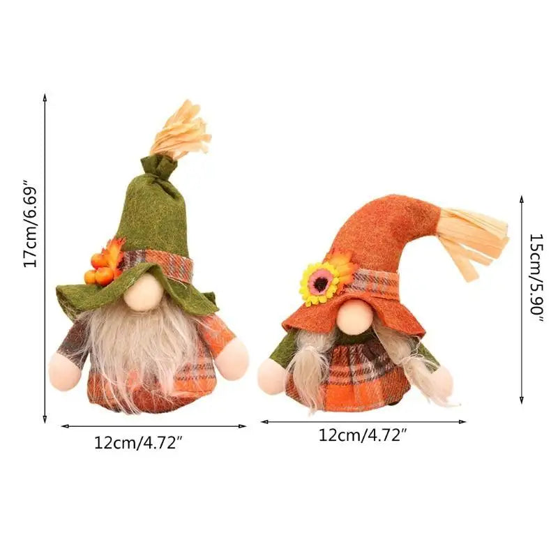 Autumn Harvest Gnome – Farmhouse Table Decoration