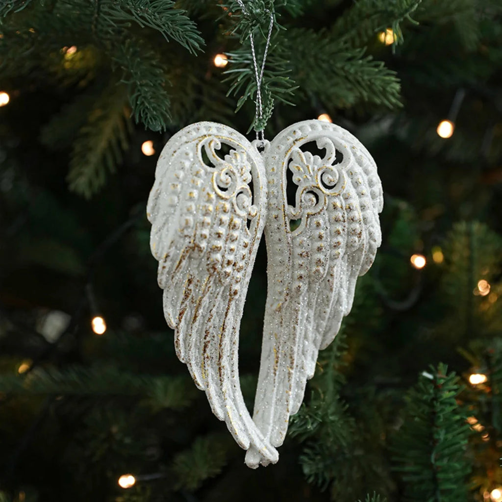 White Christmas Tree Hanging Ornament - LOWZY