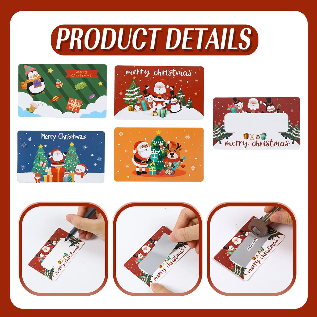Christmas Scratch Cards - 20 or 40 Pack - LOWZY