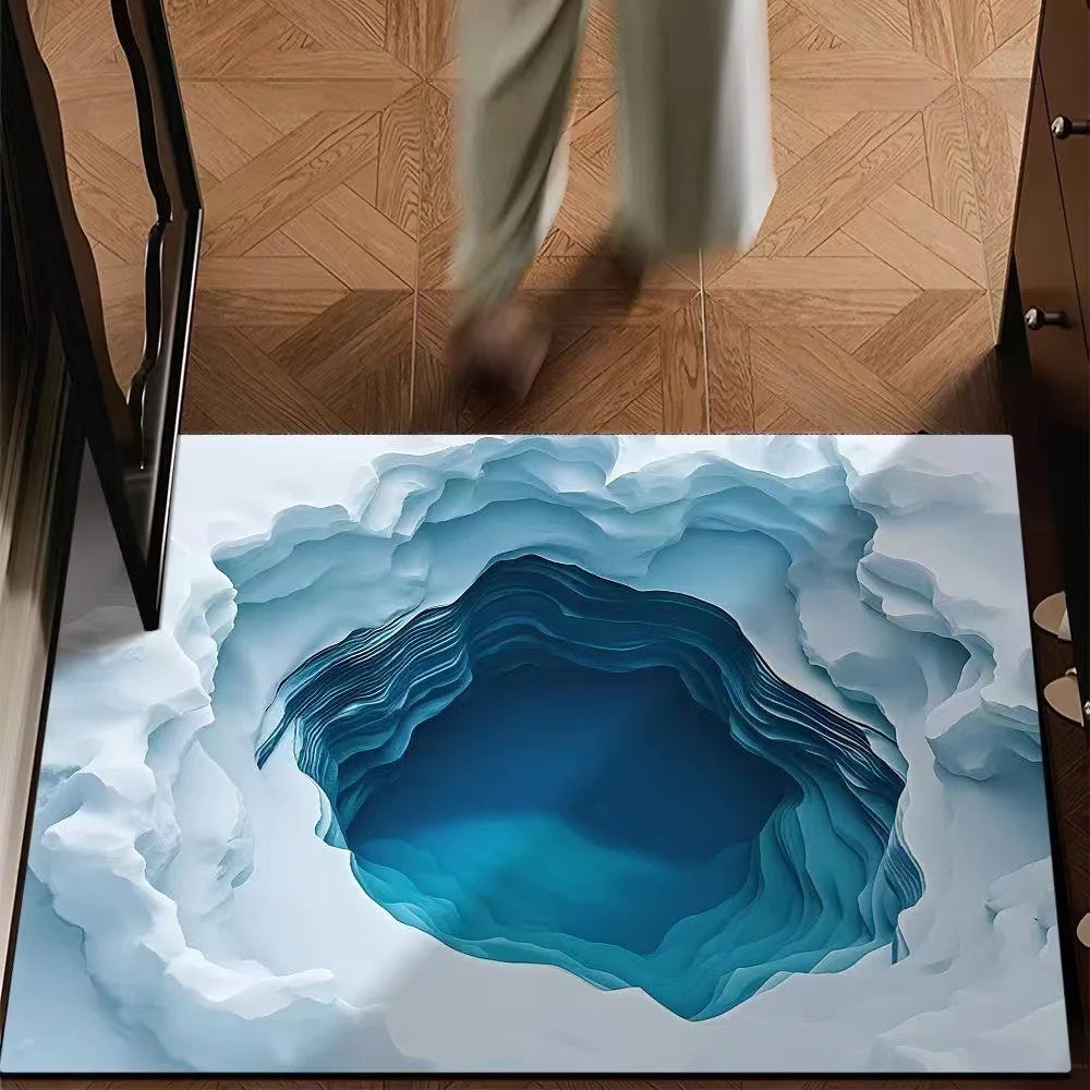 Cave Scenery Printed Doormat