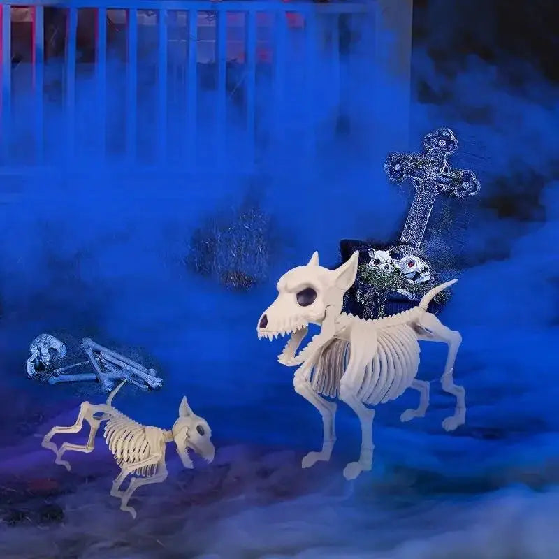 Wolf Skeleton Halloween Decoration