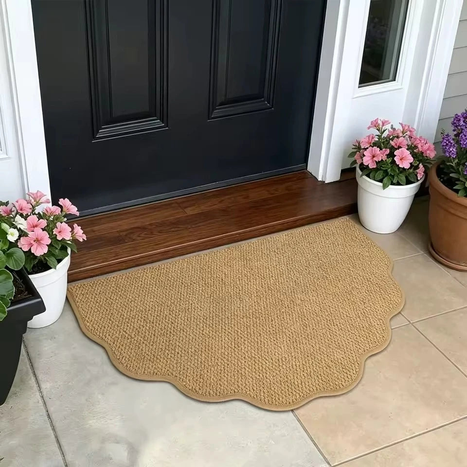 Brown Half-Round Entrance Doormat