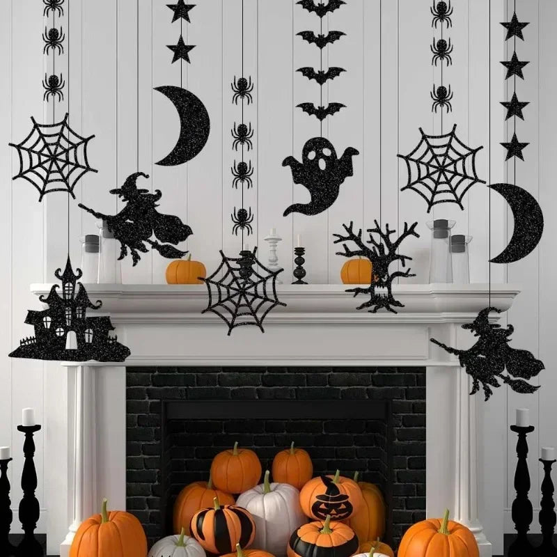 6-Piece Halloween Hanging Garland Decoration Set