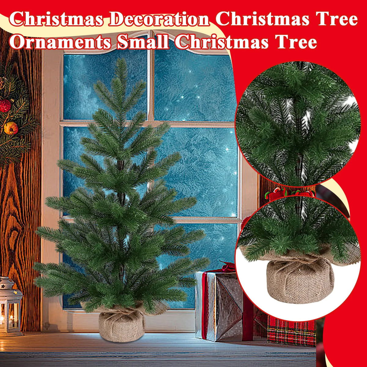 Classic Artificial Tabletop Christmas Tree - LOWZY