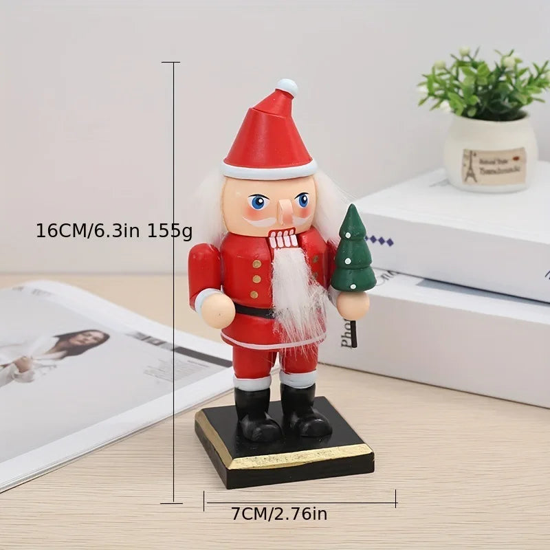Wooden Christmas Nutcracker Figure - LOWZY