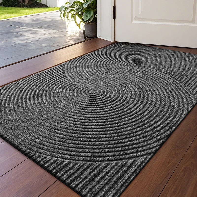 Grooved Geometric Entrance Doormat