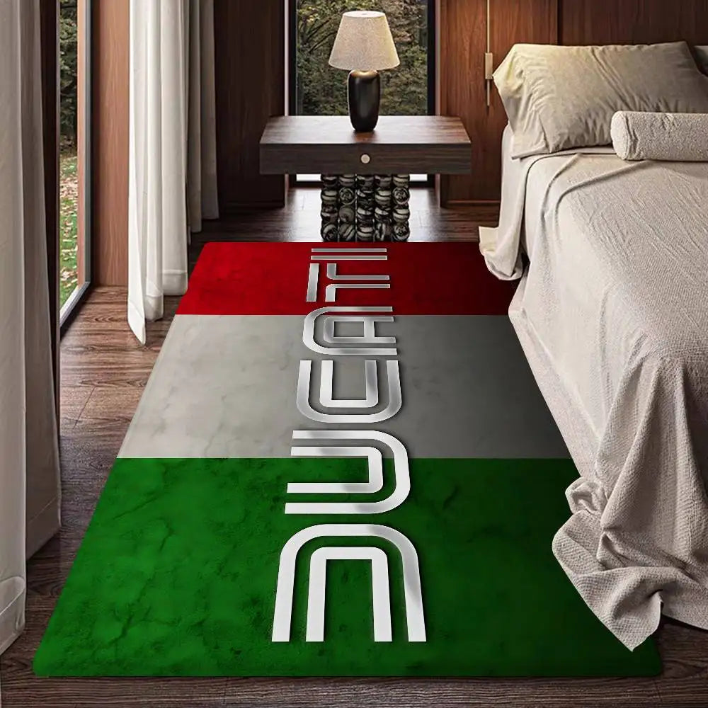 Ducati Motorcycle Print Doormat