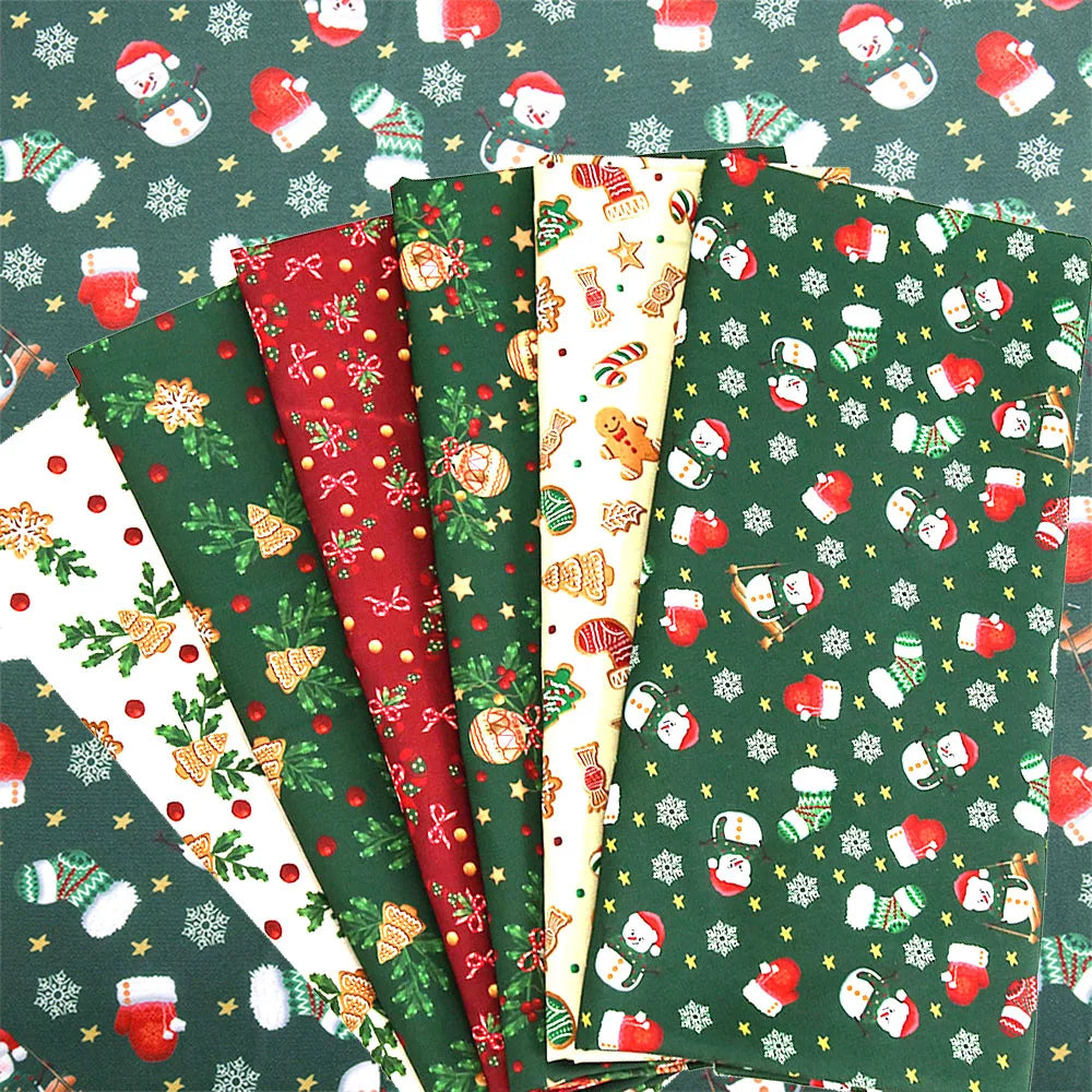 Christmas Print Fabric - 50 x 150cm - LOWZY