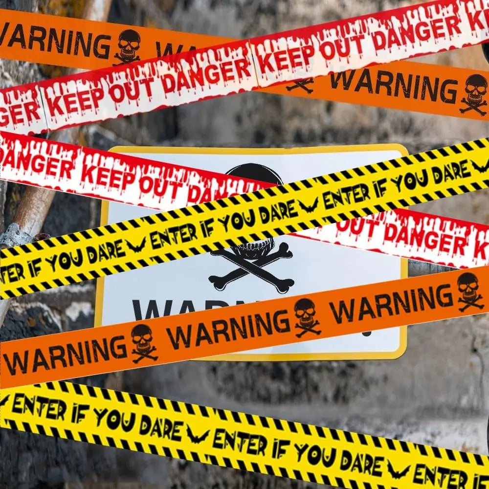 10m Halloween Warning Tape – Zombie & Danger Cordon