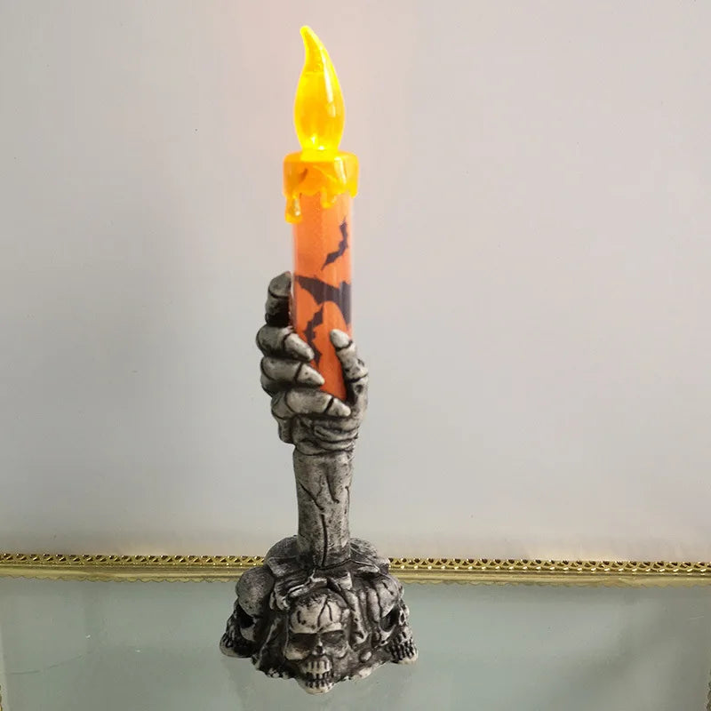 Halloween Ghost & Skeleton Party Candles
