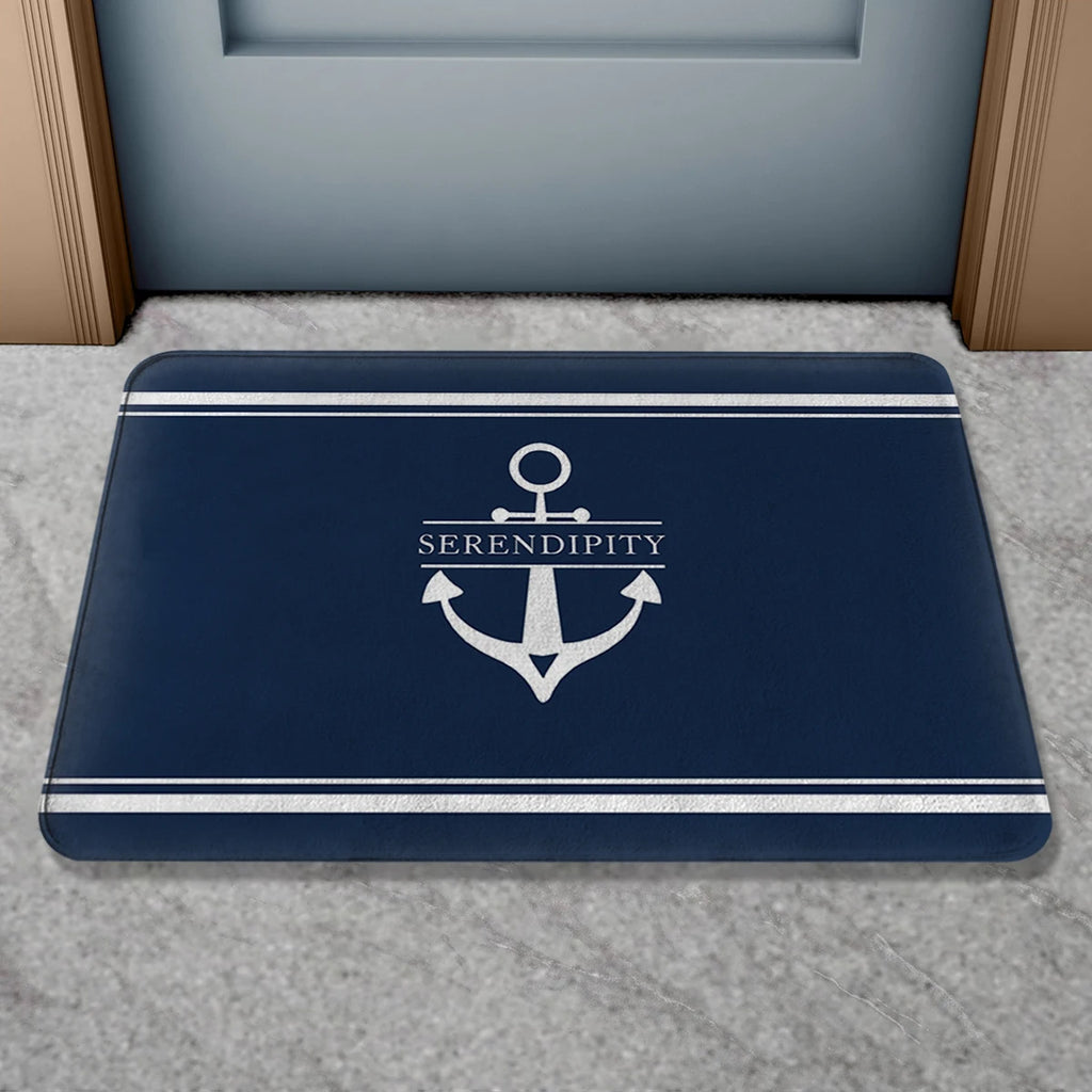 Boat Name Design Doormat
