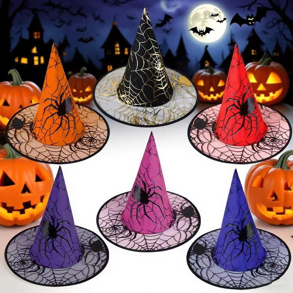 Mesh Witch Hat – Halloween Fancy Dress