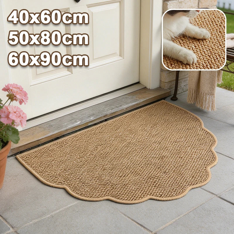 Brown Half-Round Entrance Doormat